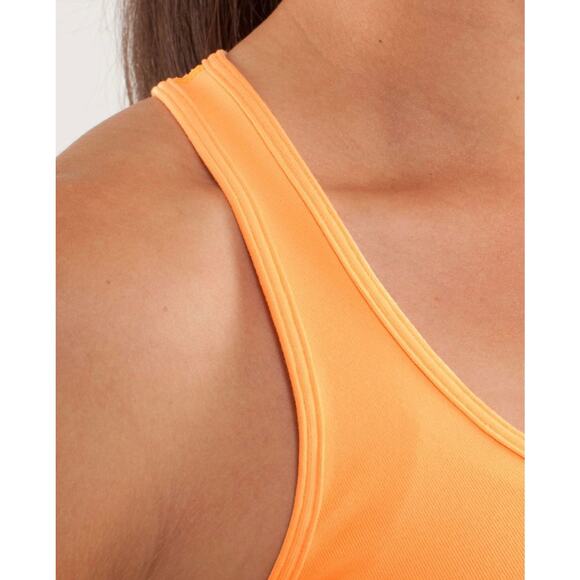 Lululemon Cool Racerback Tank Creamsicle Pop Sz 4 First Release Classic Core Top - Picture 12 of 14